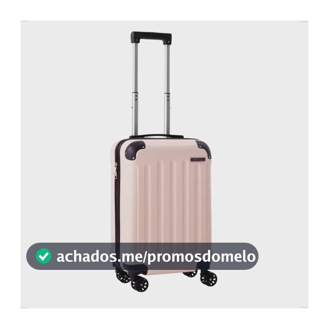 Mala De Viagem Bordo Mão Pequena 10kg Abs Cadeado 360