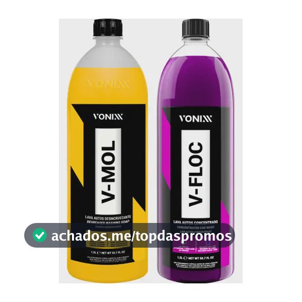 Shampoo Automotivo V-mol Vonixx 1,5l V-floc Vonixx 1,5l