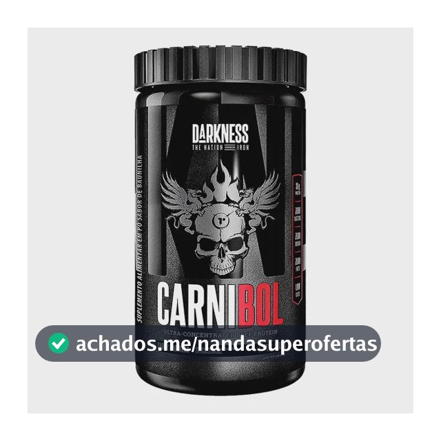 Carnibol Darkness Integralmédica Sabor Baunilha 900g Baunilha
