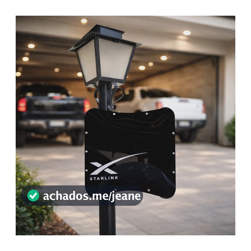Case Starlink Mini Pvc Exp Imã 66 Ultra Fixação Preto