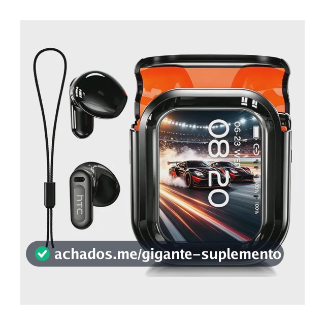 Fones In-ear Esportivo Bluetooth Tradutor Tela Lcd Htc Ne20