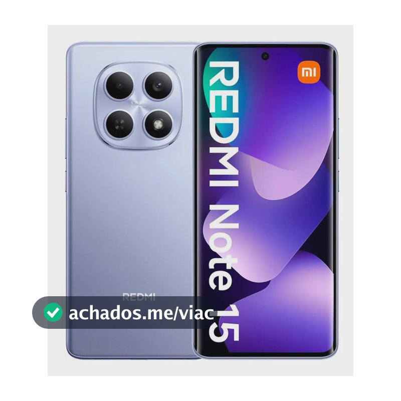 Xiaomi Redmi Note 15 Global 256gb 8gb+4 Ram 108mpx 6,77' Lilás