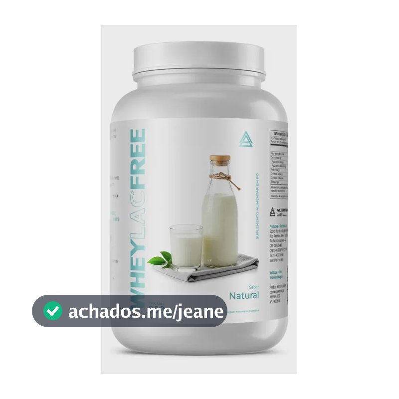 Whey Protein Zero Lactose Nutrition Labs 900g Natural com 24g de Proteína
