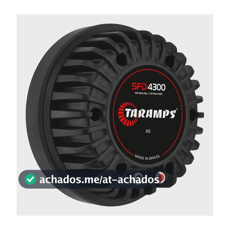 Driver Fenólico Taramps Sfd 4300 De 150w Rms Para Som Preto