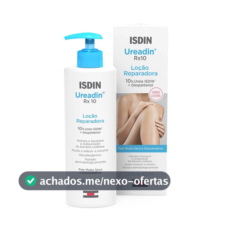 ISDIN Loção Hidratante Corporal para Pele Muito Seca Ureadin Rx10 - 400ml