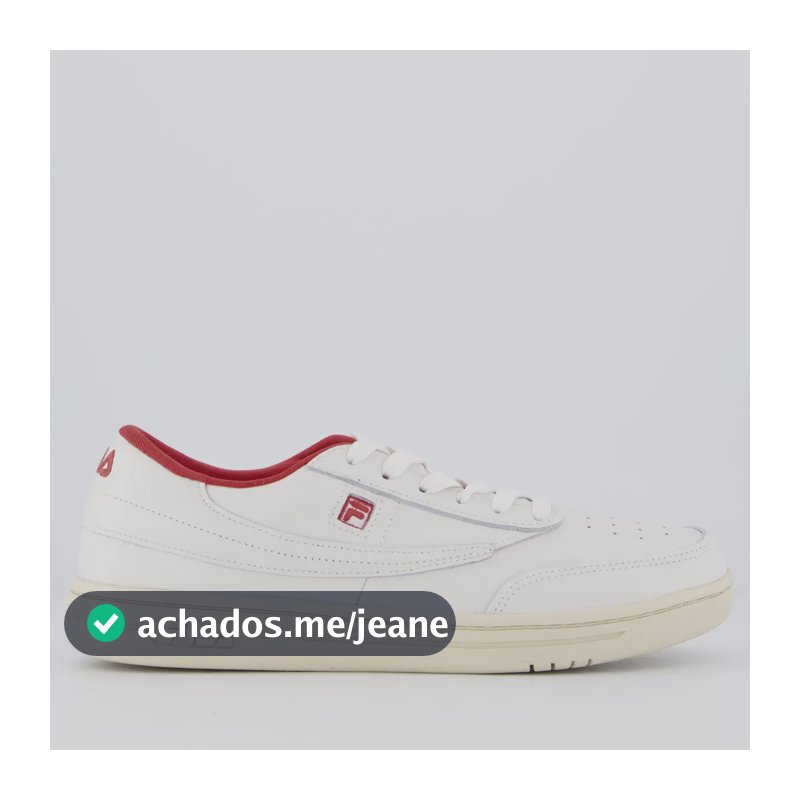 Tênis Fila 88 Origens Branco E Vermelho