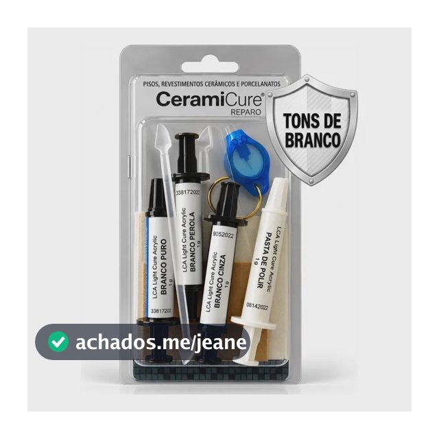 Kit Pequenos Reparos Pisos Cerâmicos Porcelanato Ceramicure
