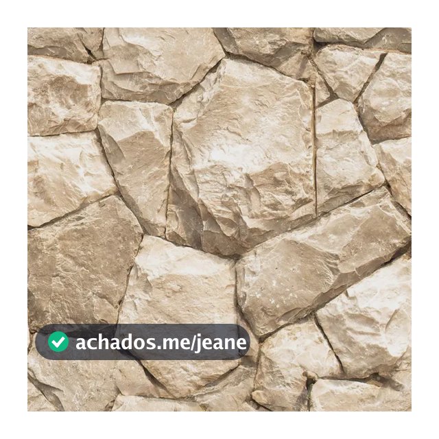 Papel De Parede 3d Pedras Rústica Bege Vinílico 3m X 57cm Bege
