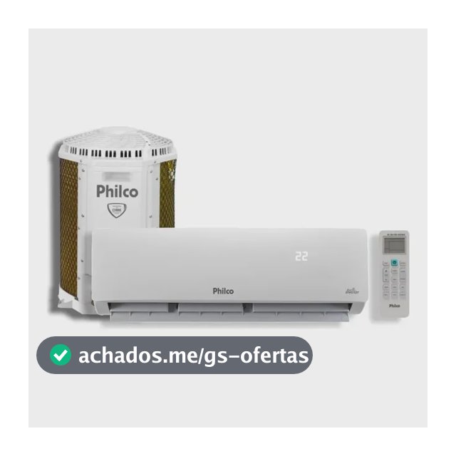 Ar Condicionado Inverter Philco 9000 Btus Frio 220v Pac9ft Branco 220v