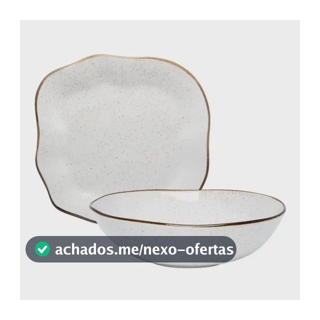 Kit P Servir Travessa E Saladeira Maresia Oxford Baixelas Branco