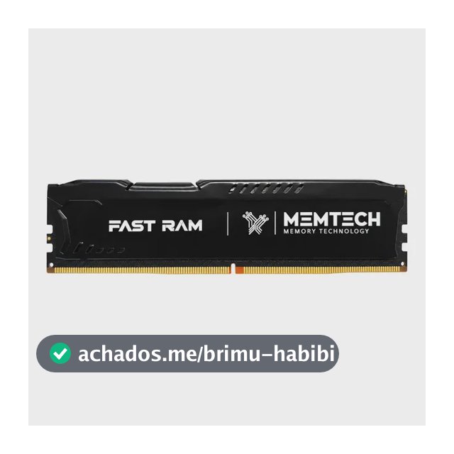 Memória Ram 8gb Ddr5 4800mhz Gamer Memtech Para Desktop