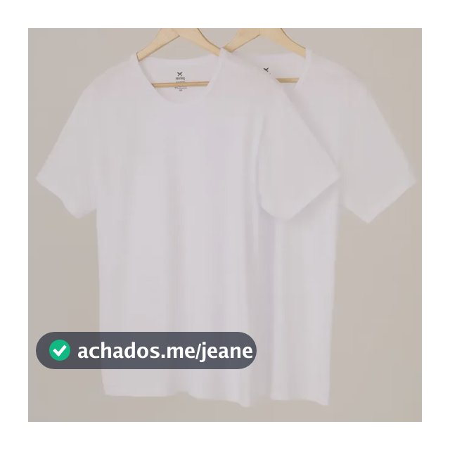 Kit Com 2 Camisetas Masculinas Básicas Slim Hering