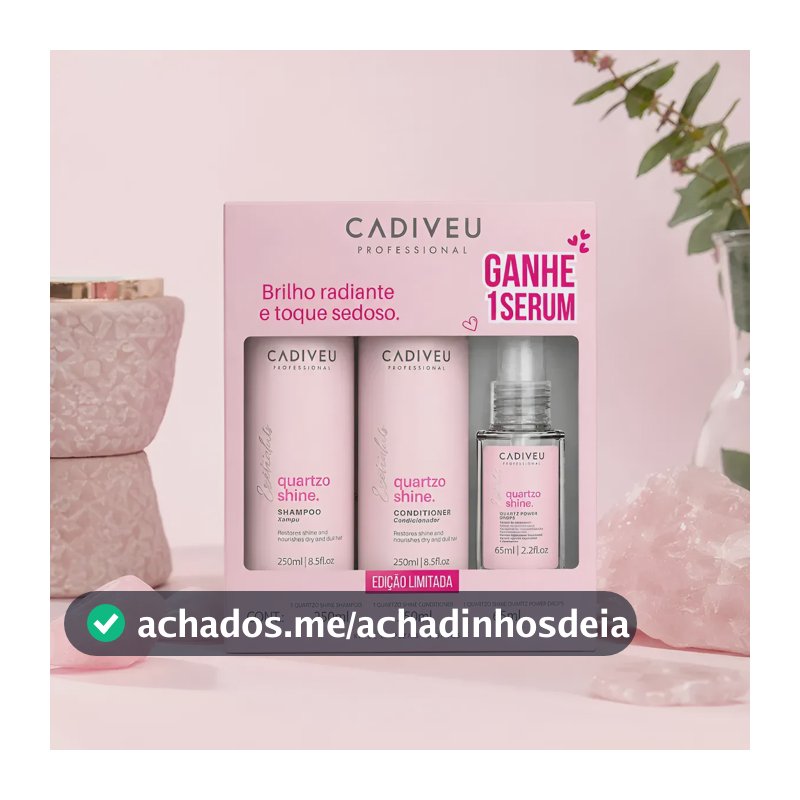 Cadiveu Professional Kit Quartzo Shine (3 Produtos)