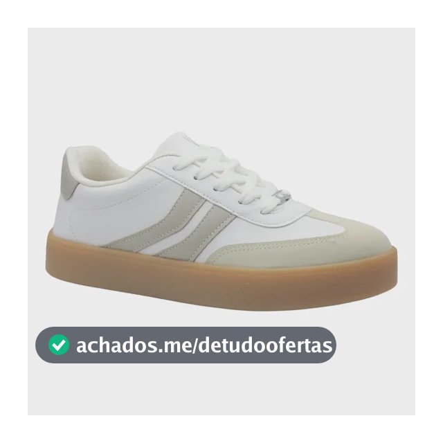 Tenis Feminino Casual Vizzano Branco Confortável Original