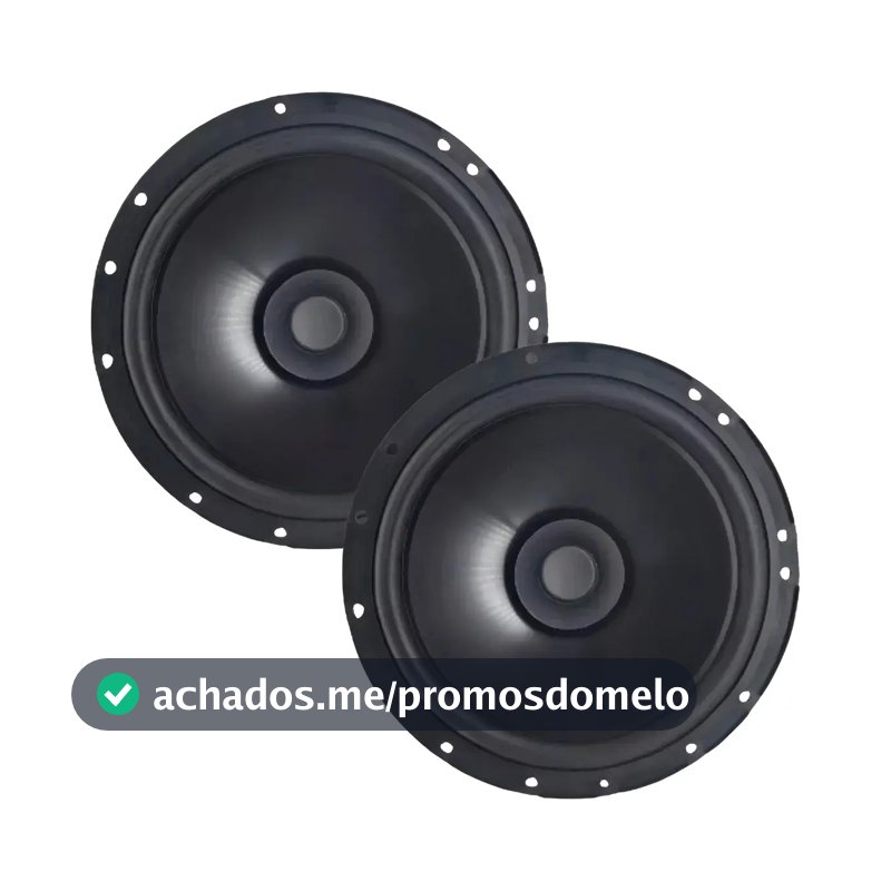 Par Alto Falante Automotivo Bomber Montadoras 6 pol - 110w Rms Cor Preto