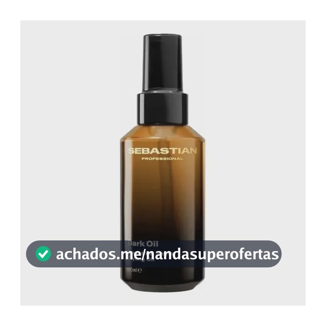 Sebastian Professional Dark Oil - Óleo Capilar 100ml Sebastian Dark Oil Óleo finalizador Brilho, Maciez