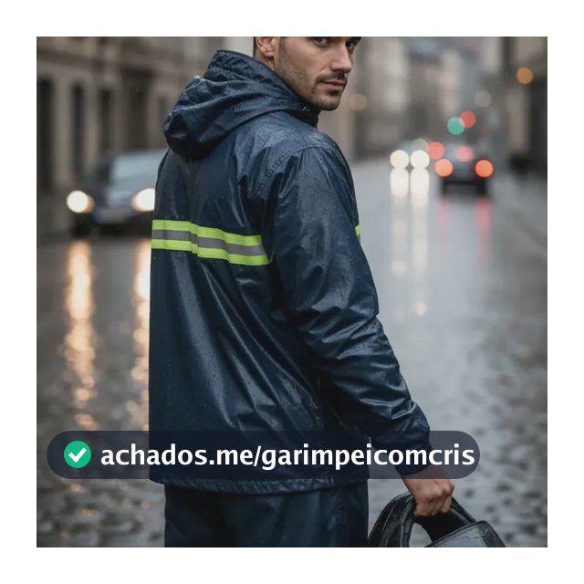 Kit Capa De Chuva Moto Impermeável Motoqueiro Motoboy Preto Unico