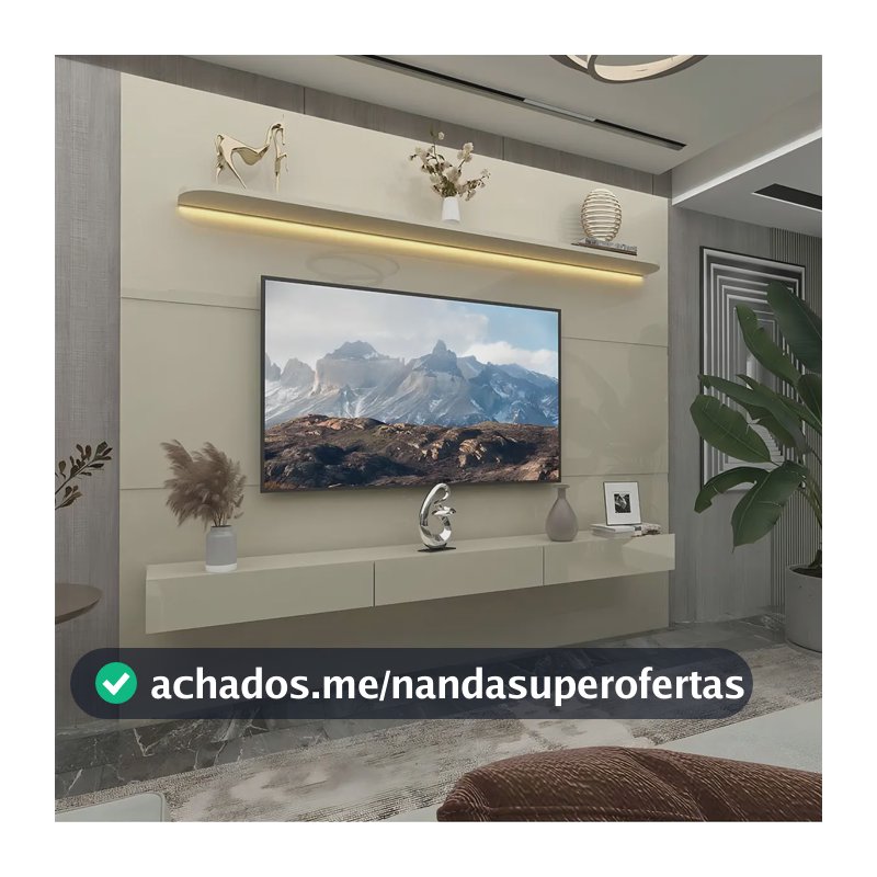 Estante Home Para Tv Até 85 Polegadas Com Led 1 Jewt