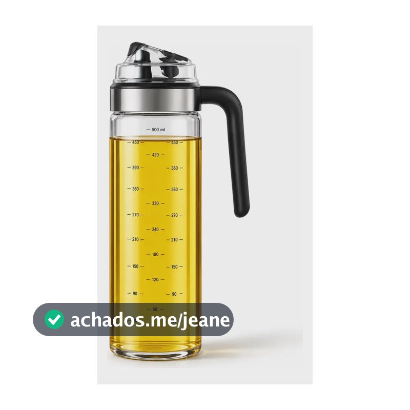 Dispensador  Recipiente Garrafa De Vidro Luxo De Azeite