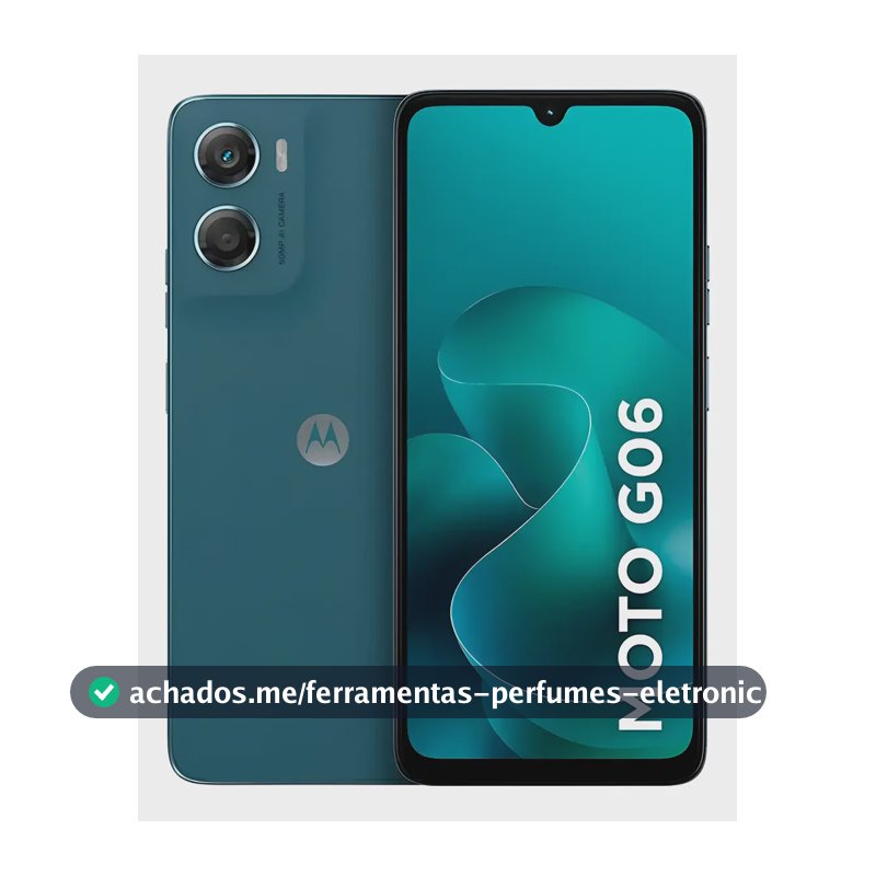 Smartphone Motorola Moto G06 4g 6.9pol 128gb 4gb Câmera 50mp Azul