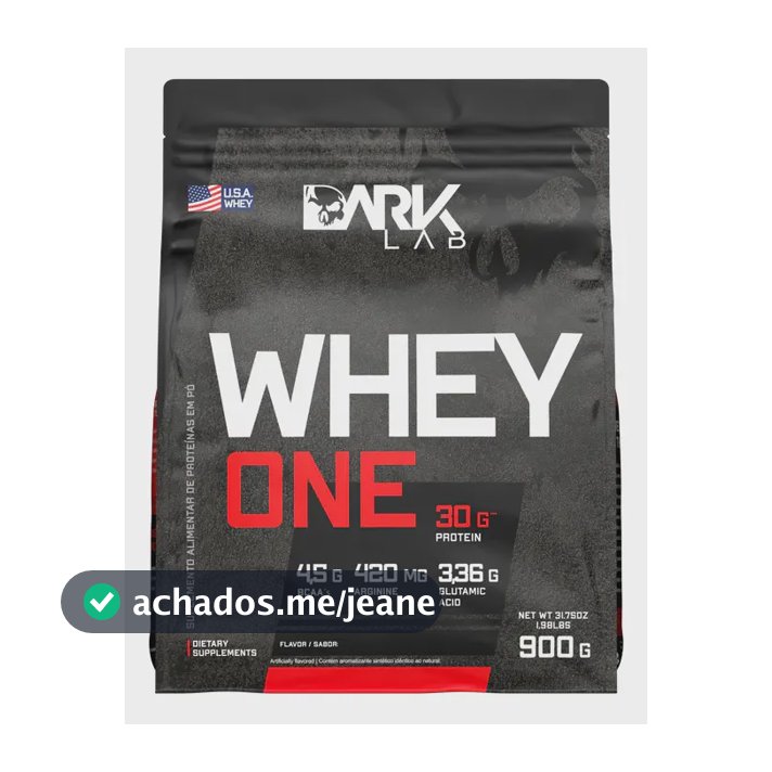 Whey One Protein Proteína Sachê Refil 900g - Dark Lab Sabor Morango