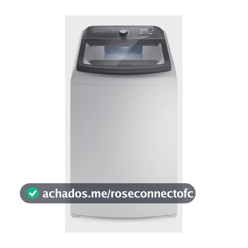 Lavadora de roupas Electrolux Efficient Lee18 18kg com cesto inox 127