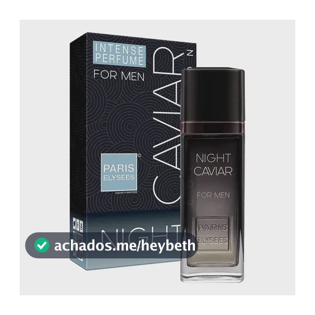Perfume Night Caviar Paris Elysees Masculino Intense 100ml