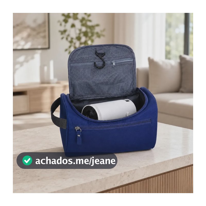 Bolsinha Protetora Projetor Hy300 Hy320mini Hy320 Estojo Azul Marinho