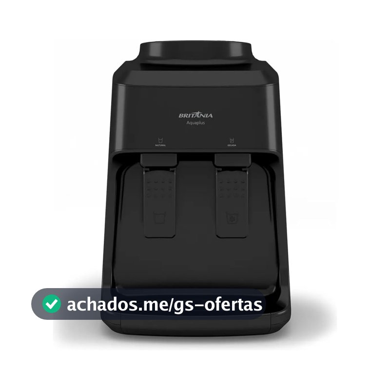 Bebedouro Bbe12p Aquaplus Para 10l Ou 20l Britânia Cor Preto