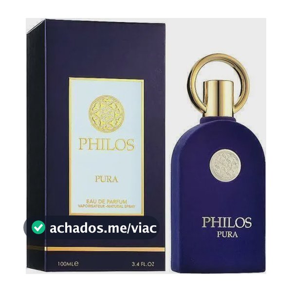 Perfume Árabe Maison Alhambra Philos Pura Eau de Parfum 100ml
