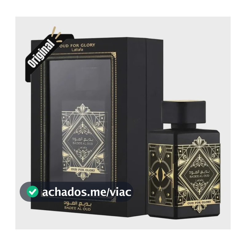 Perfume Arabe Badee Al Oud For Glory 100ml Masculino Edp