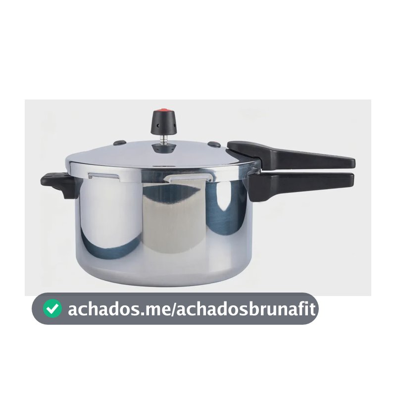 Panela De Pressão 7 Litros Fechamento Externo Alumínio Polido Panela De Pressão Aluminio Nacional 7l Fechamento Externo Cor Alumínio Polido Cinza