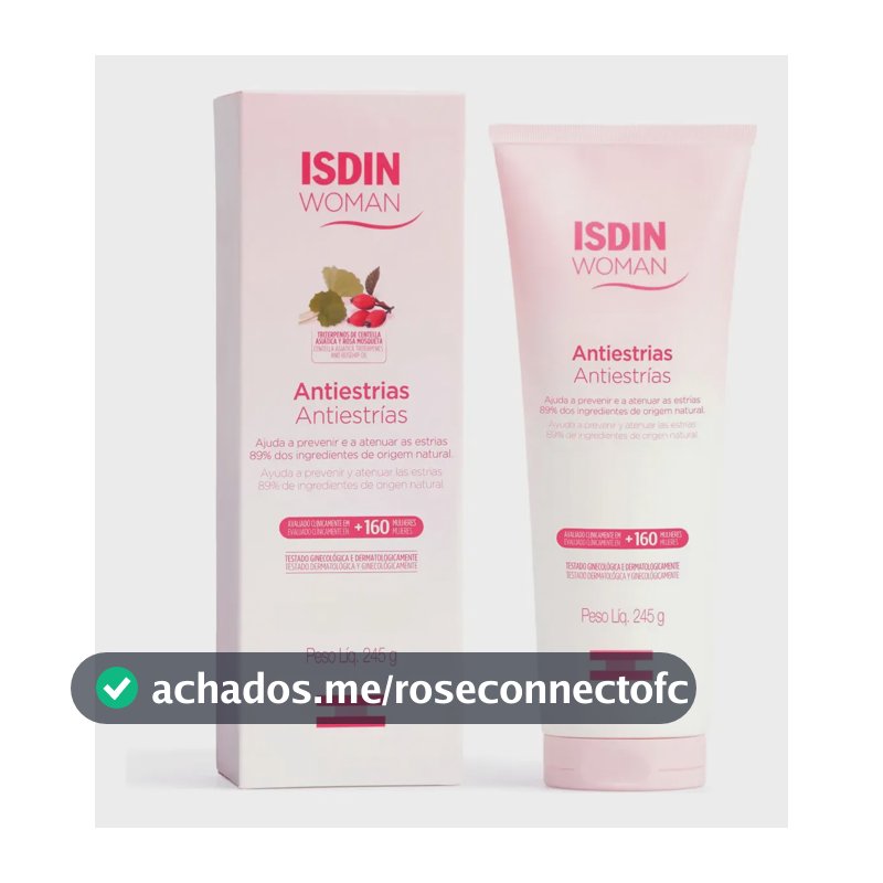 Creme Corporal Isdin Woman Antiestrias 245g Suave