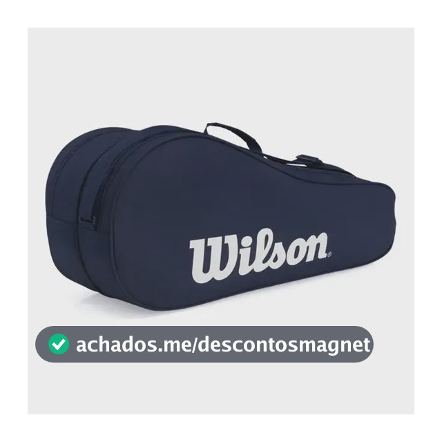 Raqueteira Wilson Advantage 6pk Azul-marinho Azul-escuro