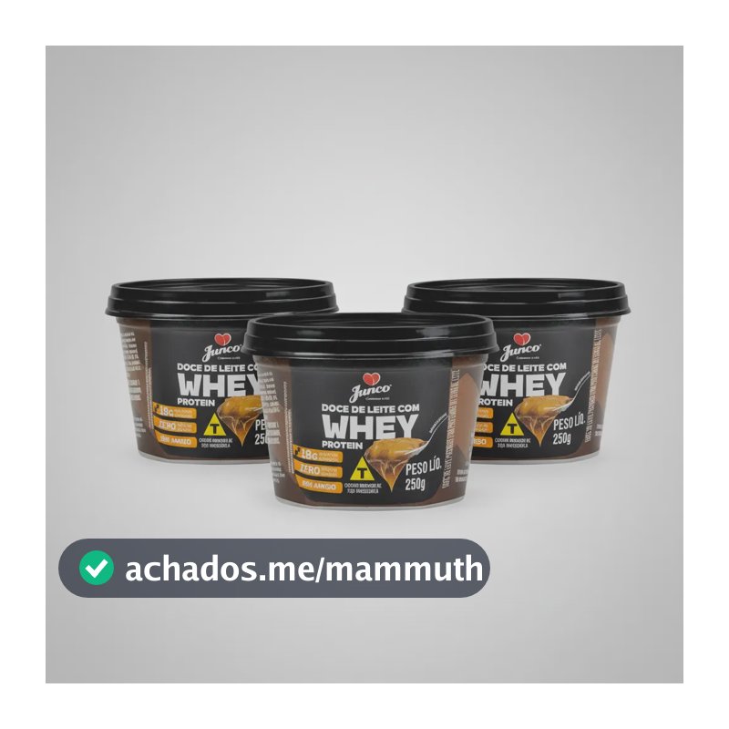 Kit 3 Unidades Doce De Leite Com Whey Protein 250g - Junco