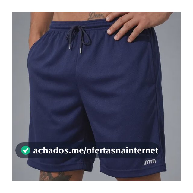 Bermuda Esportiva Masculina Futebol Short Treino Academia