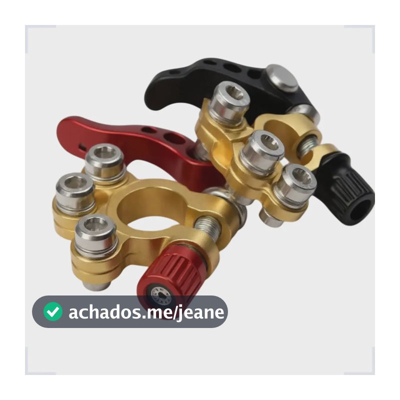 Kit 2pçs Conector Terminal Engate Rápido Trava Bateria Auto