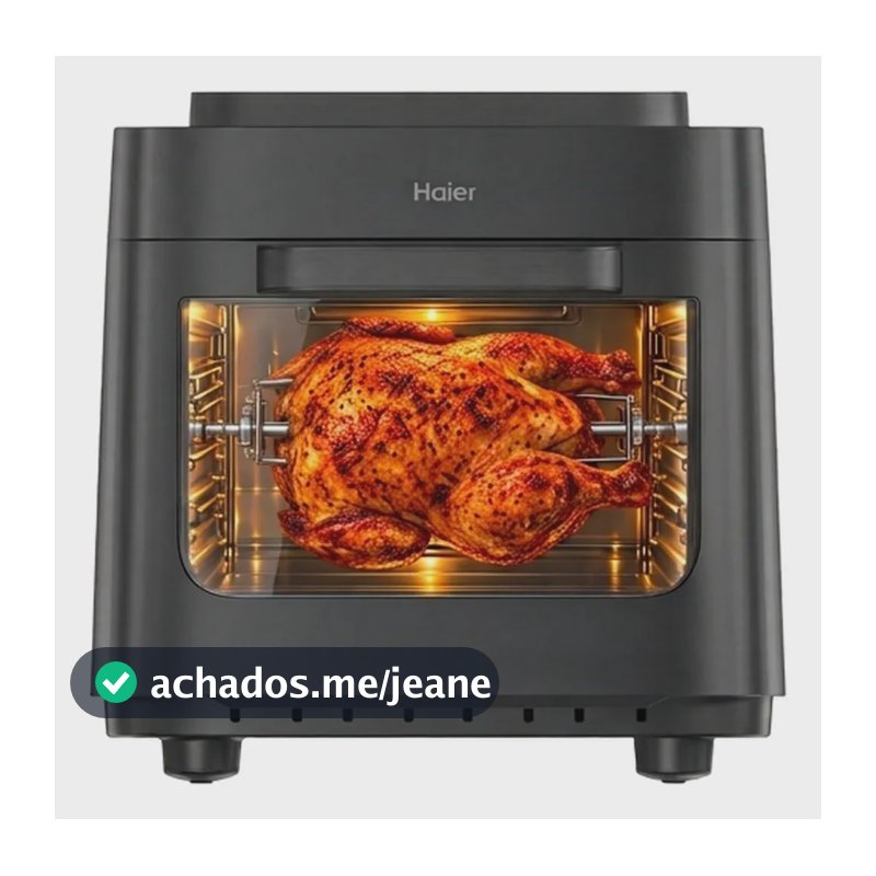 Air Fryer Oven Digital Haier 12 Litros com Função Rotisserie 220V - HSAF-EV1202BBR