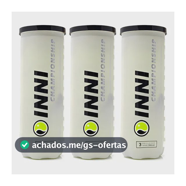 Bola De Tênis Inni Championship Pack Com 03 Tubos