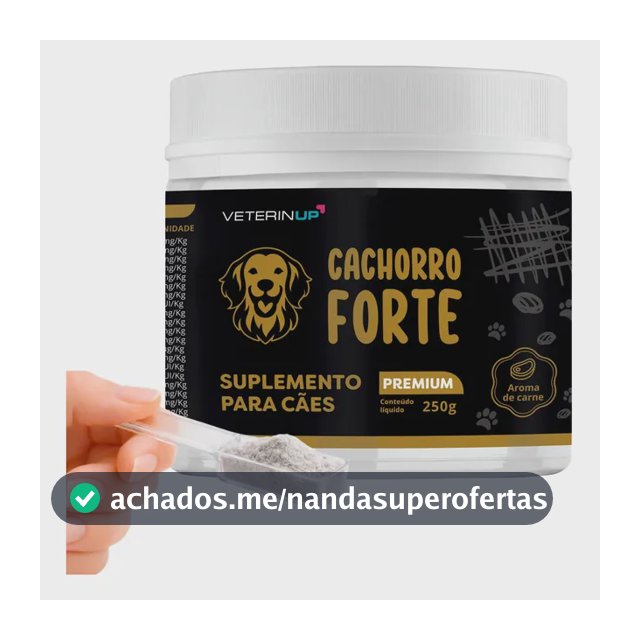 Cachorro Forte Premium Vitaminas Em Pó Para Cães