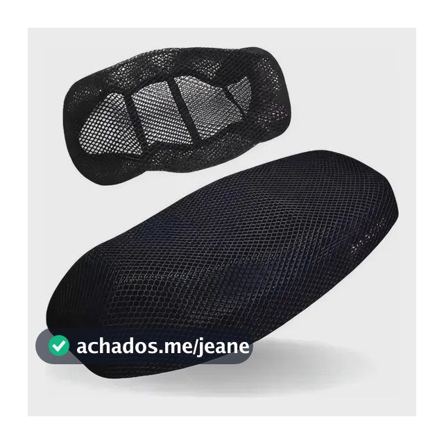 Capa Banco De Moto Termica Rede Universal Antiderrapante 3d Preto