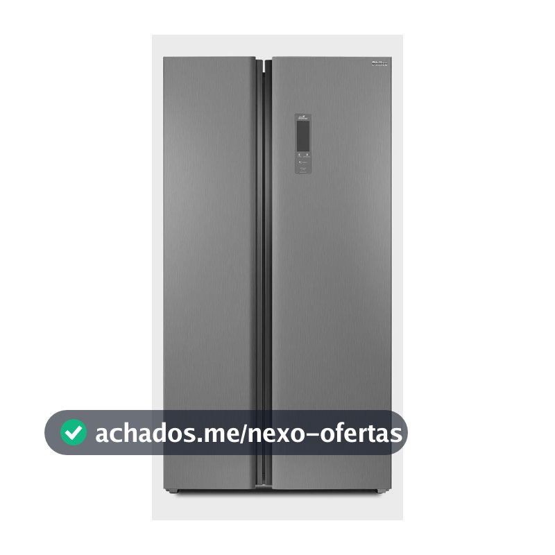 Philco geladeira inverter frost free PRF535I inox com freezer 437l