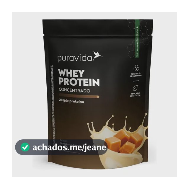 Puravida Whey Protein Concentrado Vanilla Caramel 900G