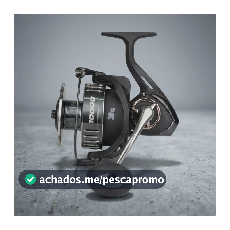 Molinete Pesca Grande Pinnacle Tuna Bg 10000 Drag 30kg Preto Direito/esquerdo