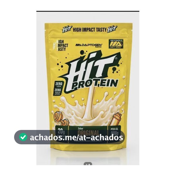 Whey Hit Protein Adaptogen 900g Sabor Original
