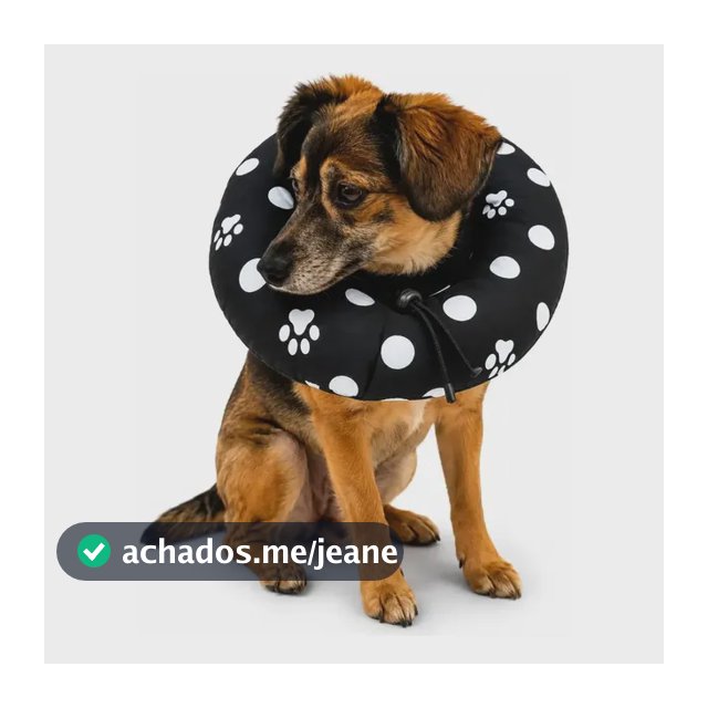 Colar Protetor Cirúrgico Para Cães E Gatos Ajustável Macio
