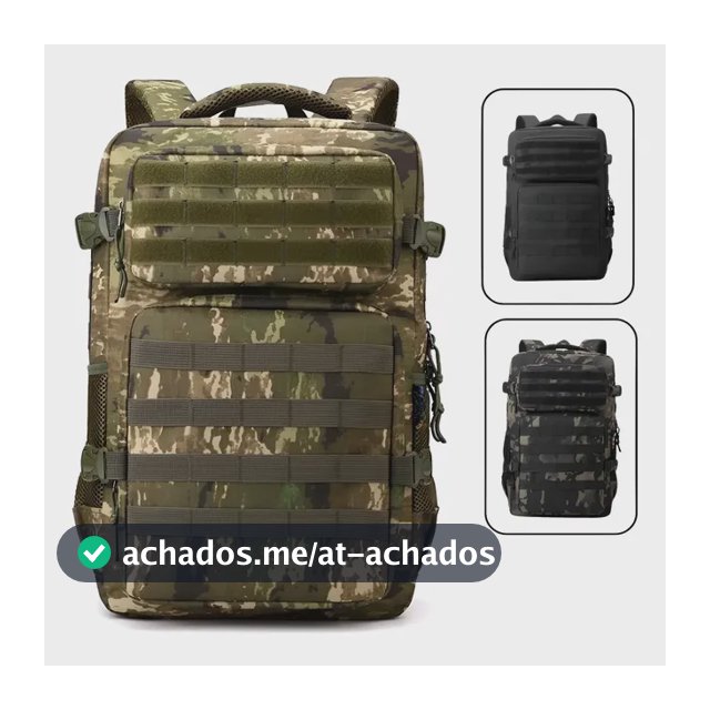Mochila Tática Militar Impermeável 30 Litros Super Reforçada