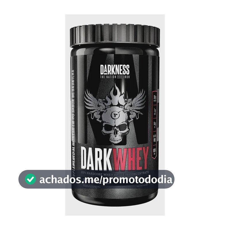 Whey Protein Concentrado Dark 100% Baunilha 900g Darkness Baunilha