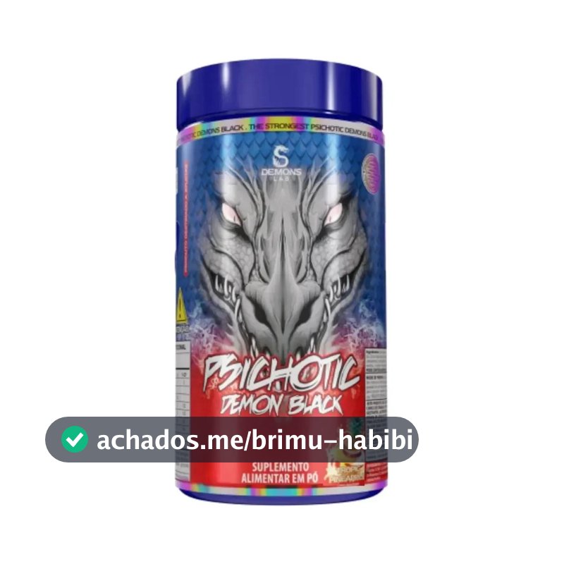 Pre Treino Psichotic Demon Fruit Punch 300g - Demons Lab Suco De Frutas
