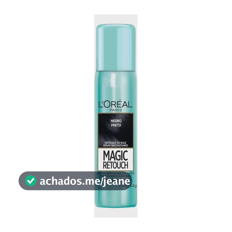 Magic Retouch Spray Retoque De Raiz Instantâneo L'Oréal Paris Preto